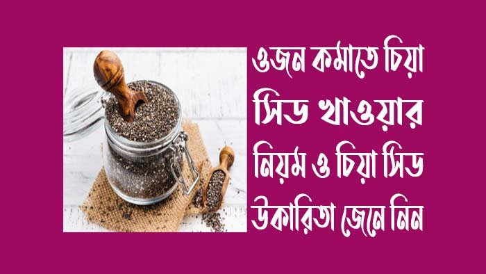 ওজন কমাতে চিয়া সিড খাওয়ার নিয়ম